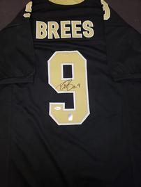 DREW BREES AUTOGRAPHED NEW ORLEANS SAINTS JERSEY 202//269